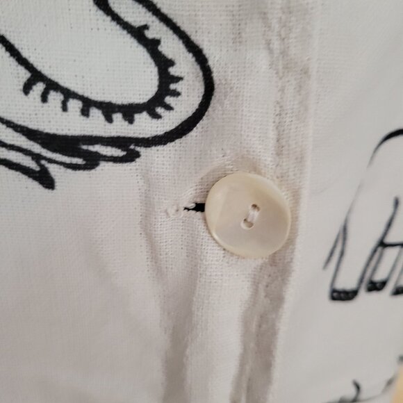 Primitive Arts Ltd Cotton Elephant Print Sleeveless Vest Top M - Picture 7 of 9